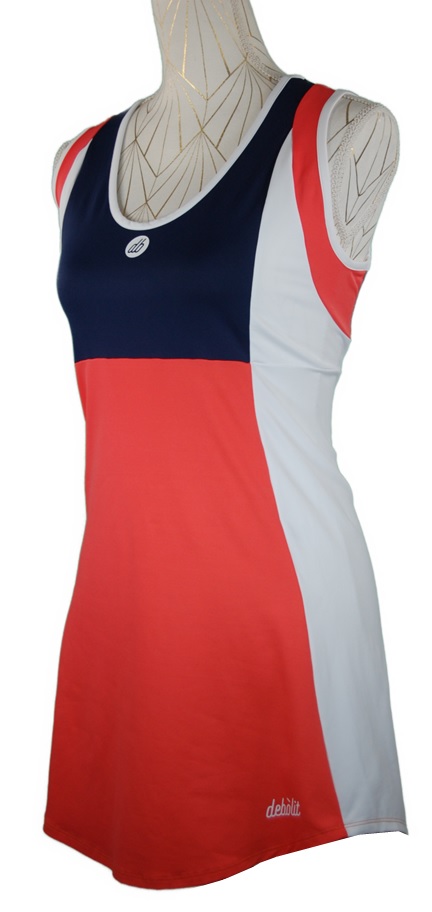 Vestido UNO con NARANJA