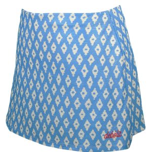 Falda ROMBOS CELESTE